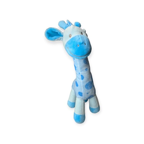 Gitzy Blue Polka Dot Giraffe Lovey Nursery NWOT - Picture 2 of 14